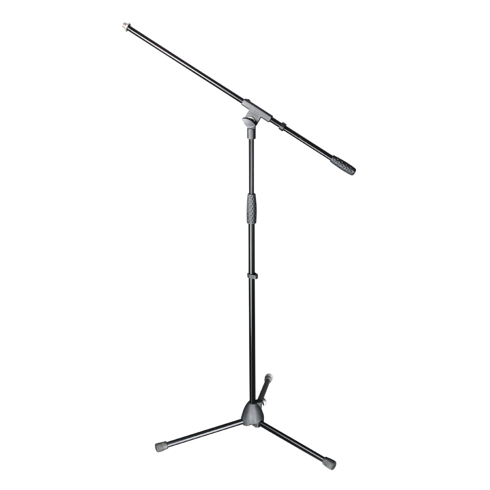 Adam Hall S5BE Microphone stand black with boom arm