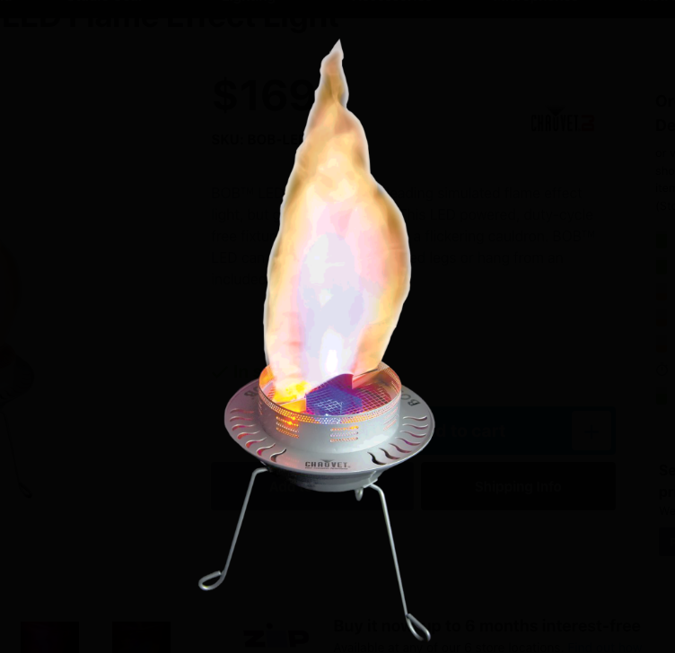 Chauvet DJ Bob-LED Flame Effect Light